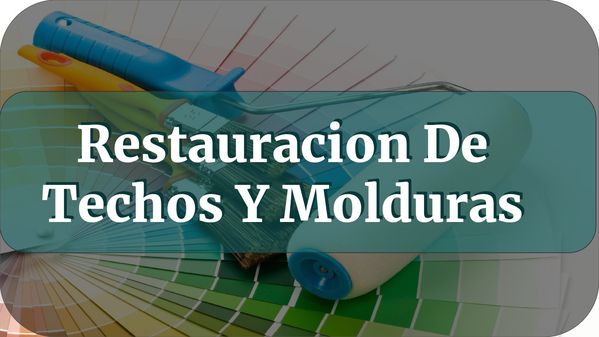 Restauracion De Techos Y Molduras